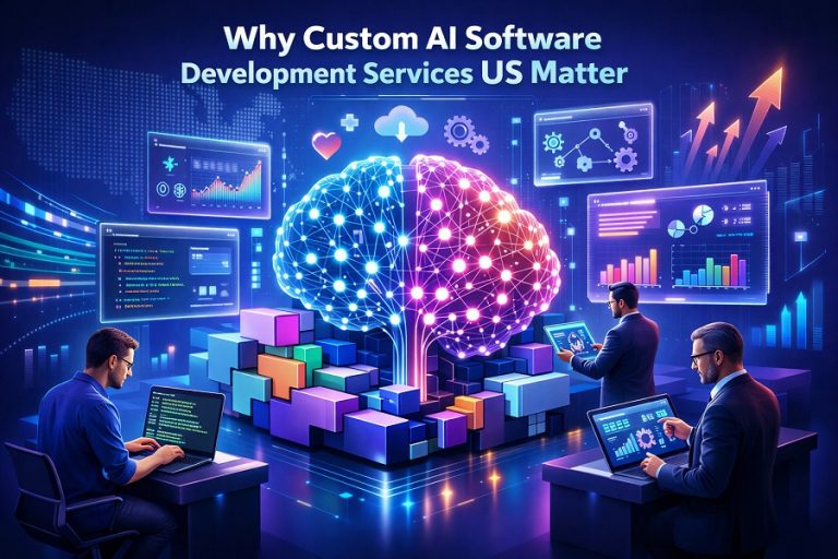 custom AI software development services US